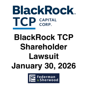 BlackRock TCP Shareholder Lawsuit